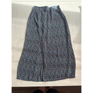 Good Luck Gem Floral Maxi Skirt Balletcore Girly Coquette Cottagecore (T)